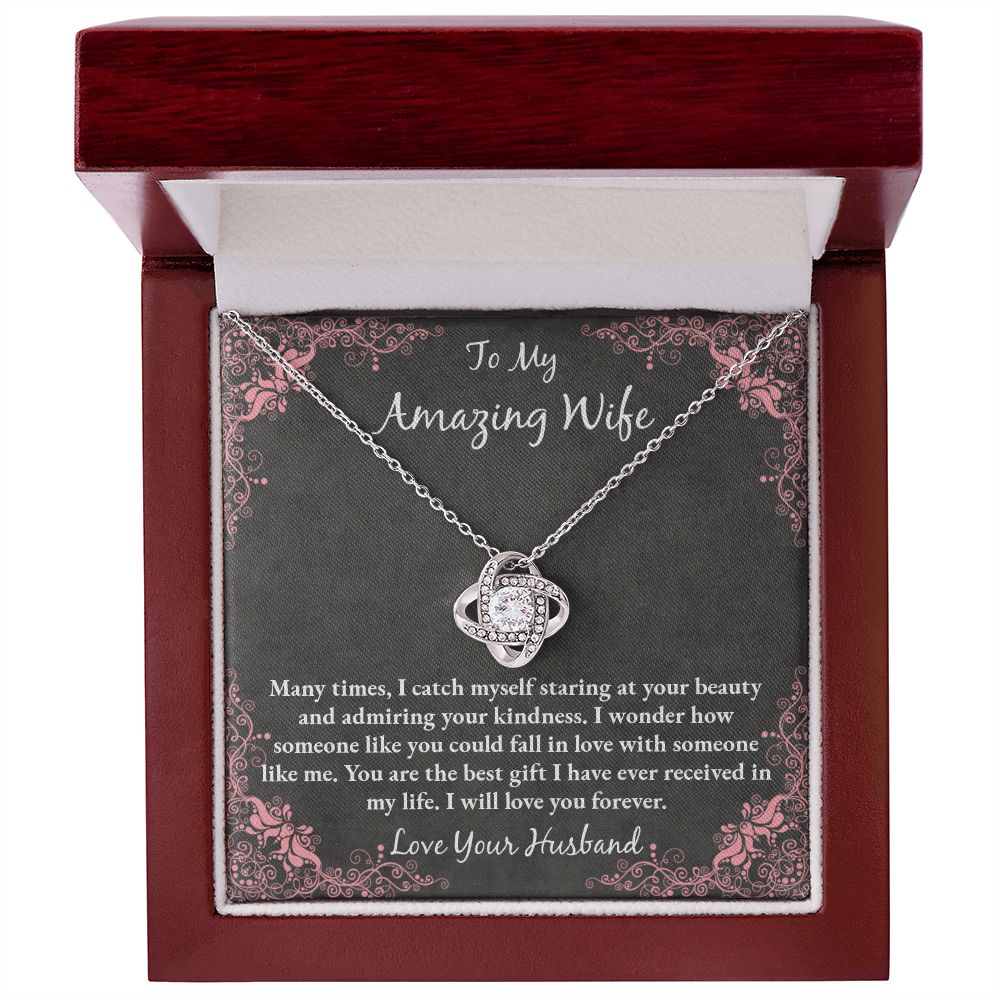 Wife Love Knot Necklace