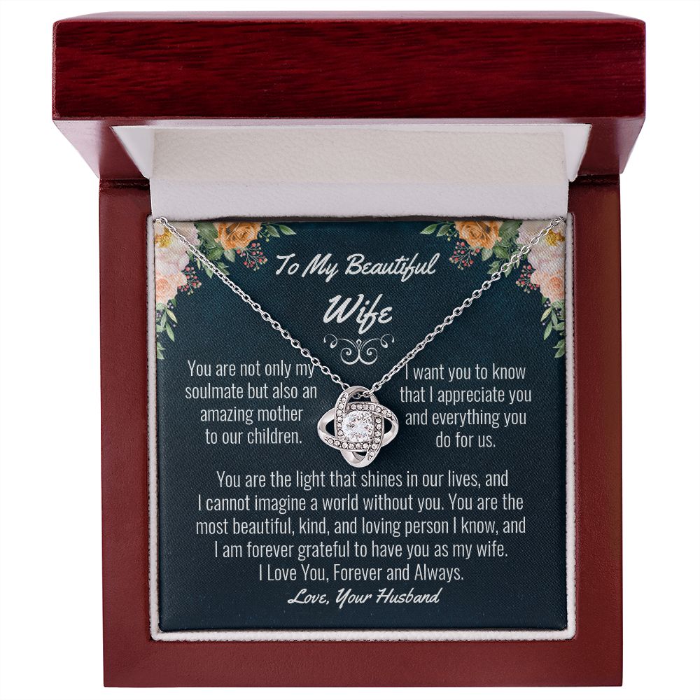 Wife Love Knot Necklace