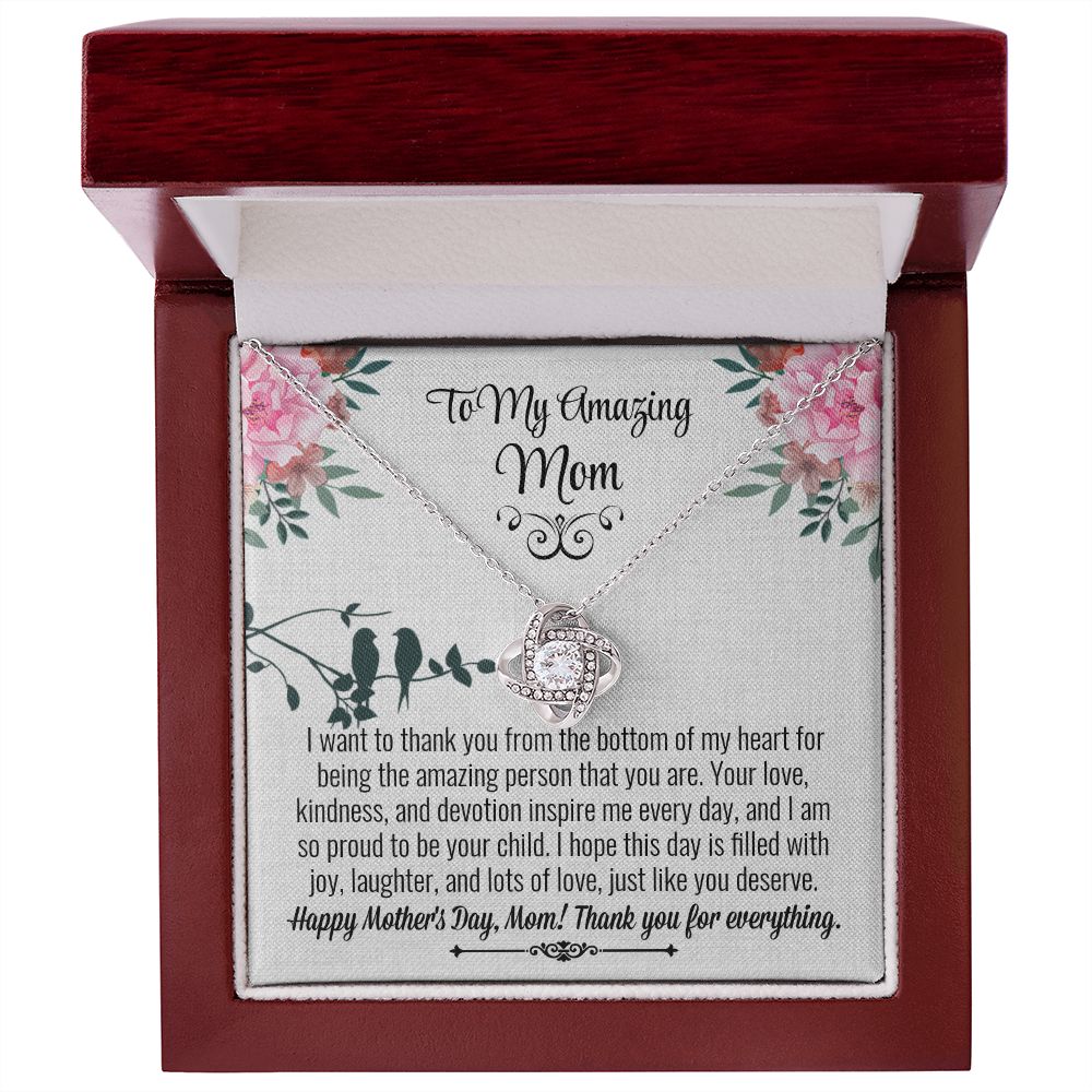 Mom Love Knot Necklace