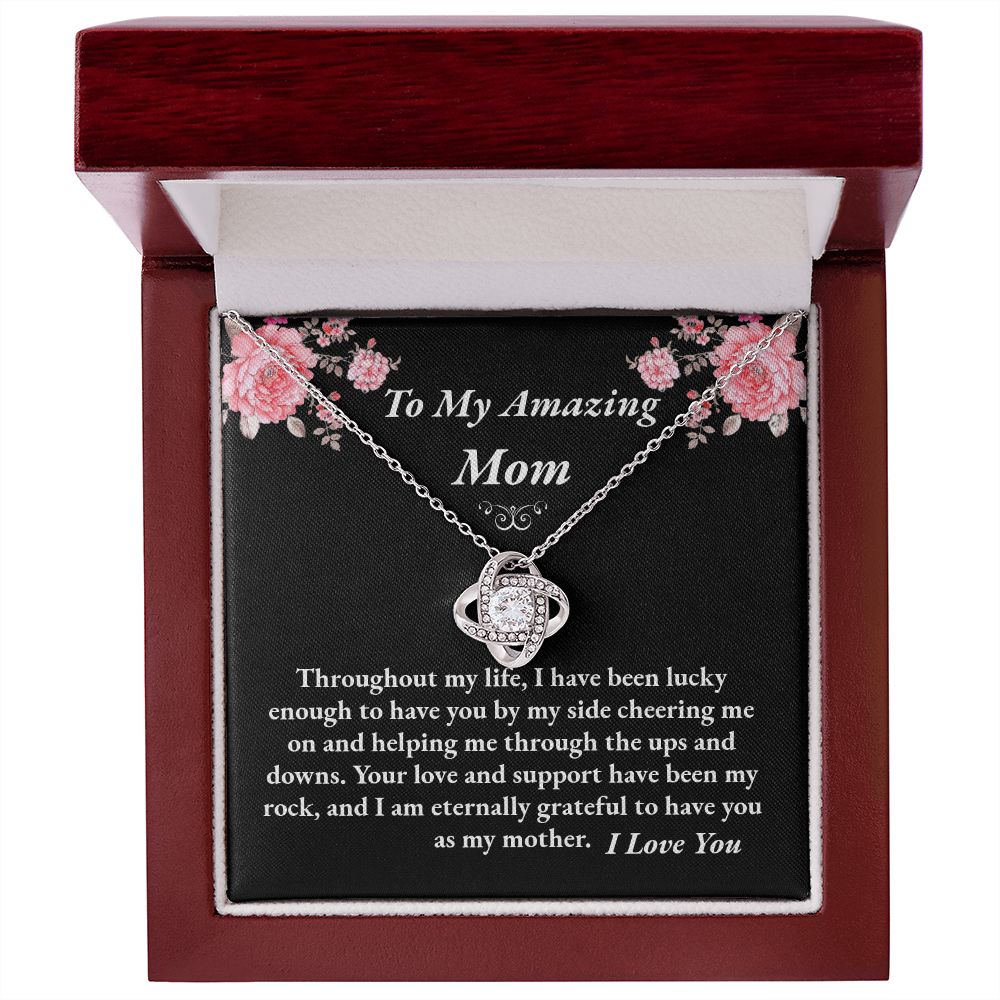 Mom Love Knot Necklace