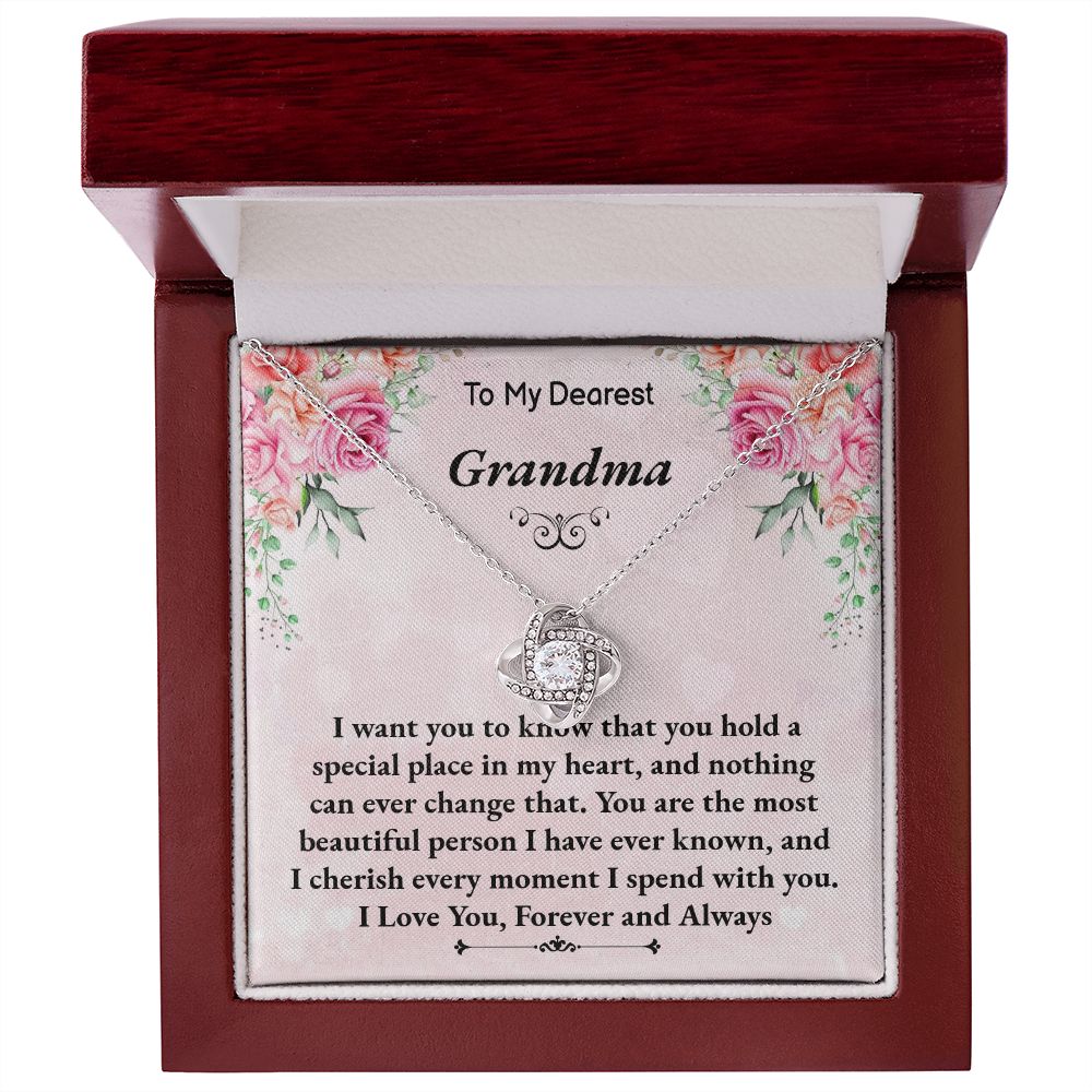 Grandma Love Knot Necklace