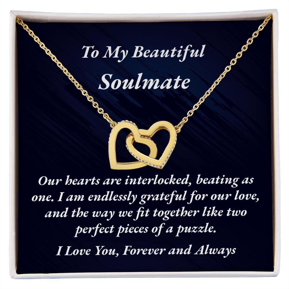 Soulmate Interlocking Hearts Necklace