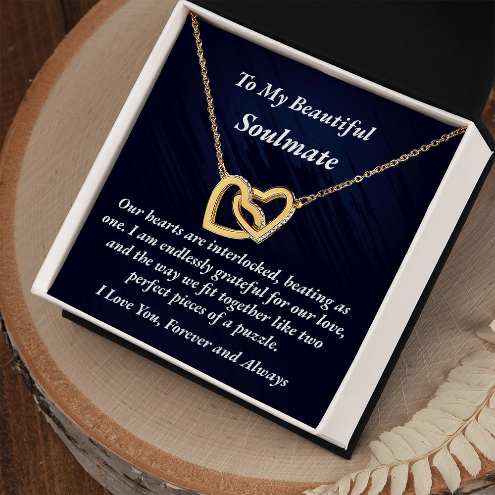 Soulmate Interlocking Hearts Necklace