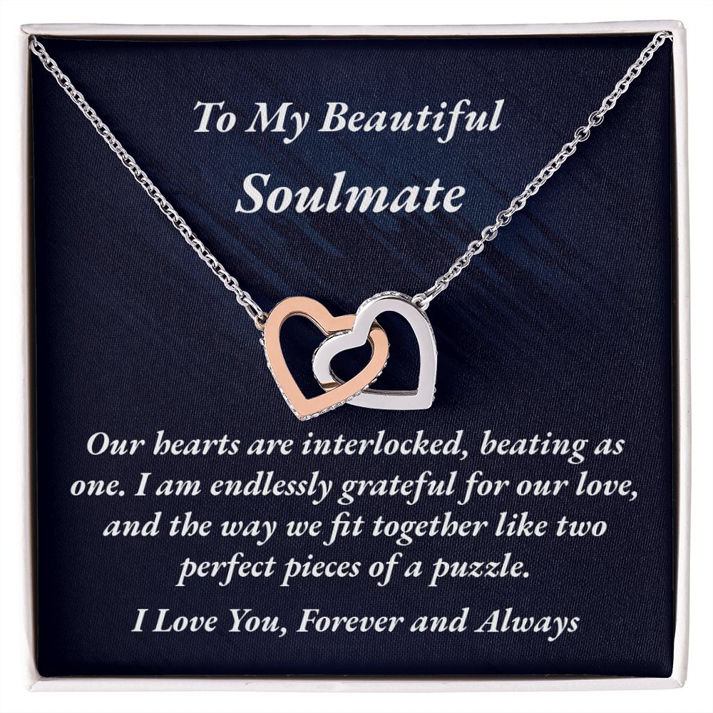 Soulmate Interlocking Hearts Necklace