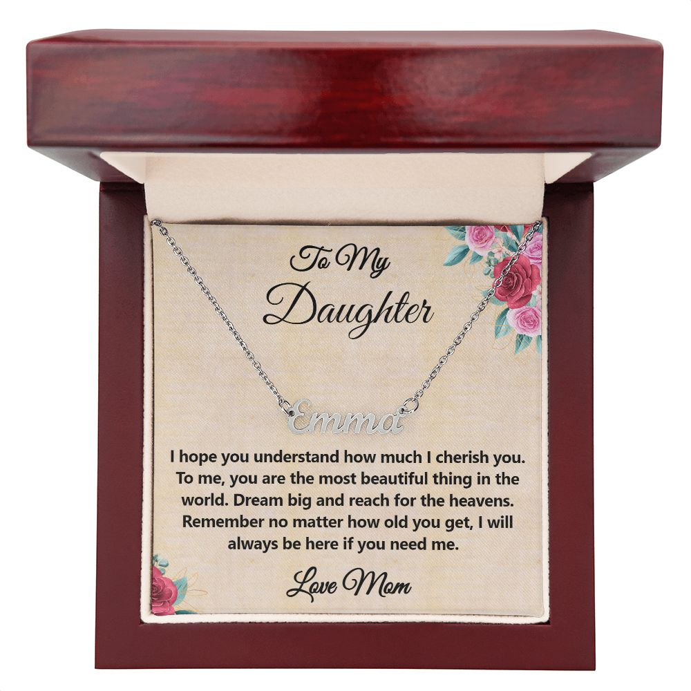 Daughter Personalized Necklace