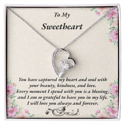 Sweetheart Forever Love necklace