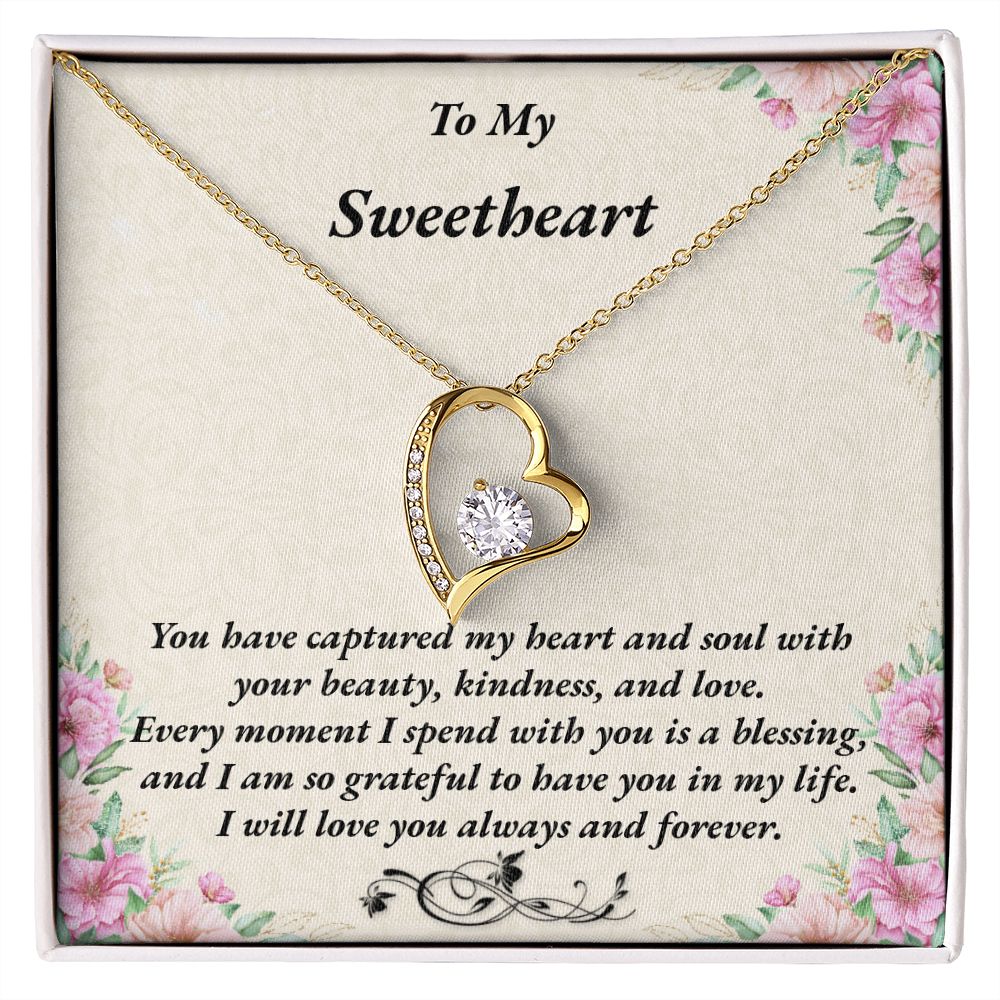 Sweetheart Forever Love necklace