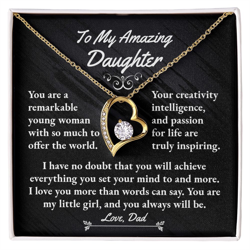 Daughter Forever Love Necklace